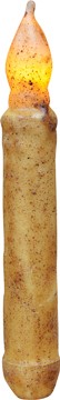 6" Burnt Ivory Timer Taper